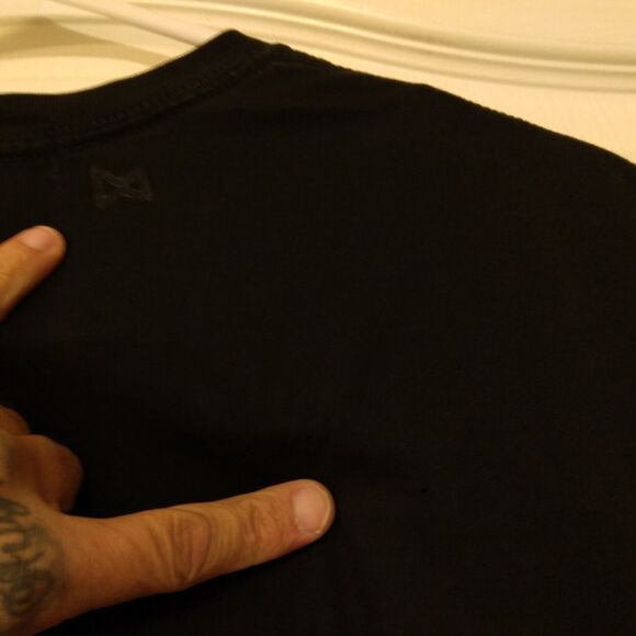 Playboy tshirt mens 2XL XXL black short sleeve bunny logo graphic crew neck - Picture 6 of 12